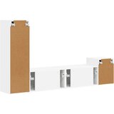  Komplet TV omaric 4 pcs Bela Konstruiran les - - Bela - 61.6 - 30 x 31 x 100 cm - 2025-vidaXL-Uvoz_2 | Shoptok.si