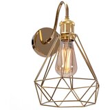 Toolight Zidna svjetiljka Loft Zlatna 392229 | shoptok.hr