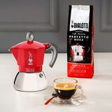  Moka Induktion rdeča - 4 skodelice | Shoptok.si