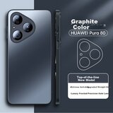  Mofei Maska za mobilni telefon Huawei Pura 80 / Huawei P80 Pro+, Crna | Eponuda.com