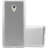 Cadorabo Case, združljiv z ZTE v kovinskem srebru - zaščitni pokrov, narejen iz fleksibilnega silikona TPU, (20589470) | Shoptok.si