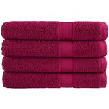 vidaXL Ručnici 4 kom bordo 100 x 200 cm 600 gsm od 100 % pamuka Cijene