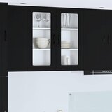vidaXL Zidni kuhinjski ormarić Crna 80 x 31 x 80 cm Konstruirano drvo | shoptok.hr