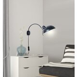 Candellux nora zidna lampa 1X40W E14 crna | ePonuda.com