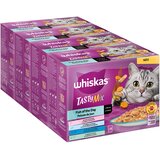 JUMBO pakiranje Whiskas Tasty Mix porcijske vrečke 96 x 85 g - Fish of the Day v omaki | shoptok.hr