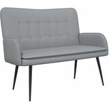 SOFA za dvije osobe Svijetlo siva 115 x 61 x 87 cm tkanina | shoptok.hr