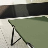  Sklopivi kamperski krevet Zelena 206 x 76 x 74 cm | shoptok.hr