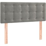  LED uzglavlje svjetlosivo 80 x 5 x 78/88 cm baršunasto | shoptok.hr