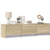 TV omarica z LED Sonoma 165 x 34 x 40 cm Konstruiran les, (5000137142) | Shoptok.si