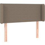 Maison Chic posteljno vzglavje - vzglavna omarica - nočna omarica z ušesi taupe 103x16x78/88 cm blago, (21710985) | Shoptok.si