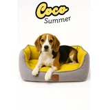 krevet za kućne ljubimce Coco Summer, 60x70x10 cm, žuti