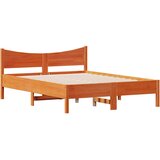  Okvir kreveta bez madraca voštano smeđi 140x190 cm od borovine | shoptok.hr
