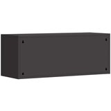  Ormar za zid u garaži Crna 90 x 33 x 35 cm Čelik s prahom | shoptok.hr
