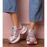 Gemre Silver-pink women's sports sneakers Torens | shoptok.hr