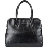 Shelvt Black handbag with a handle and three compartments | Shoptok.si