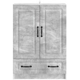  Strani šal Betonsko siva 66 x 34,5 x 92 cm Inženirski les, (5000217746) | Shoptok.si