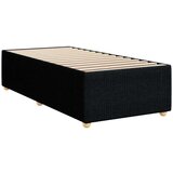 vidaXL Box spring postelja z vzmetnico črn 90x190 cm blago | Shoptok.si