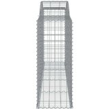  Lučne gabionske košare 9 kom 300x50x120/140cm pocinčano željezo | shoptok.hr