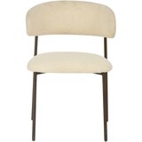 MID.YOU STOL, les, kovina, tekstil bela | Shoptok.si