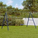 vidaXL Zunanji komplet gugalnica, trapez, lestev, gugalnica z diski | Shoptok.si