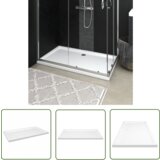 The Living Store Pravokotna ABS tuš kad bela 70x120 cm - Tuš Kad, (21738202) Cene