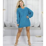 Pri Fluffy sweater knit dress round neckline FLUFFY | Shoptok.si