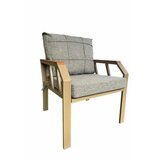 Hanah home baštenska garnitura nergiz mermer 3+1+1 grey Cene