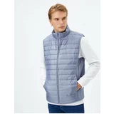 Koton Inflatable Vest Standing Neck Pocket Detailed with Zipper.