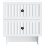  Noćni ormar Bijela 43 x 34,5 x 47,5 cm Konstruirano drvo | shoptok.hr