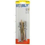 STABILIT Set vijaka i tipli (Promjer tiple: 8 mm, Duljina tiple: 100 mm, Plastika, 4 Kom.) | shoptok.hr