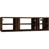  Zidna polica boja hrasta 102x30x29 cm od konstruiranog drva | shoptok.hr
