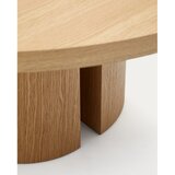 Kave Home Okrogla jedilna miza v hrastovem dekorju ø 150 cm Nealy – | Shoptok.si
