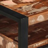 vidaXL Klubska mizica večbarvna 90x50x36 cm trden predelan les | Shoptok.si