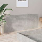  Uzglavlje za krevet siva boja betona 200 x 1 5 x 80 cm drveno | shoptok.hr