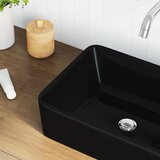  Umivaonik 40 x 30 x 13 cm keramički crni | shoptok.hr