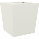  Vrtna sadilica bijela 50 x 50 x 50 cm čelična | Eponuda.com