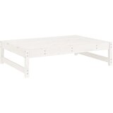  Vrtni tabure bijeli 120 x 80 cm od masivne borovine | Eponuda.ba
