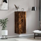 vidaXL Stenska omarica dimljeni hrast 34,5x34x90 cm | Shoptok.si