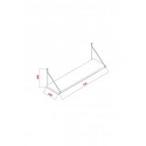 Hanah home Armoni - Shiny White polica, (20812753) | Shoptok.si