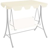 vidaXL Zamjenski krov za vrtnu ljuljačku krem 188 / 168 x 110 / 145 cm Cijene
