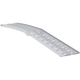  Sklopiva rampi za motocikle 340 kg po rampi 2 pcs Srebrno | shoptok.hr
