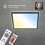 BRILONER 7060-015 - LED prigušiva panel SLIM 22W/230V 42x42 cm crna Wi-Fi Tuya + daljinski upravljač | Eponuda.com