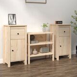 The Living Store Komoda 2 kosa 40x35x80 cm trdna borovina - Komoda, (21661931) Cene