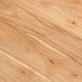  Blagovaonski stol crni 180x90x77 cm od masivnog bagremovog drva | shoptok.hr