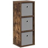  Strani šal s predalom Dimljeni oreh 25,5 x 22 x 69,5 cm, (5000233840) | Shoptok.si