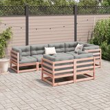  7-dijelni set vrtnih sofa od masivnog drva duglazije | shoptok.hr
