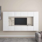  Komplet TV omaric 8-delni bela iverna plošča, (20913116) | Shoptok.si
