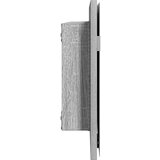  Ogledalo za kupaonicu s LED svjetlom svijetlosiva 80x37 cm | shoptok.hr