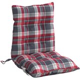  Jastuci za stolicu niskog naslona 6 kom crveni karirani tkanina | shoptok.hr