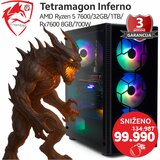 TETRAMAGON series Računar Tetramagon Inferno AMD Ryzen 5 7600/32GB/1TB/RX7600 8GB/700W | ePonuda.com